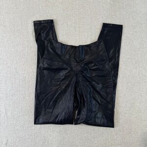 Buffbunny Collection Shimmer Snakeskin Scrunch Butt Crossover Leggings Medium